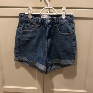 Primark high waisted mom style women’s denim shorts